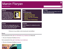 Tablet Screenshot of marcin.floryan.pl